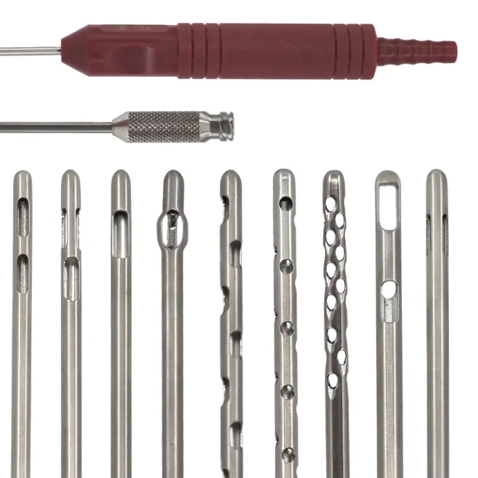 liposuction cannulas with handle