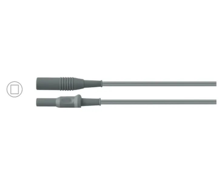Silicone Bipolar Cable Reusable – European Flat Plug / Martin Connector