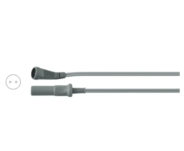 Silicone Bipolar Cable Reusable – USA 2-Pin Plug / Erbe Connector