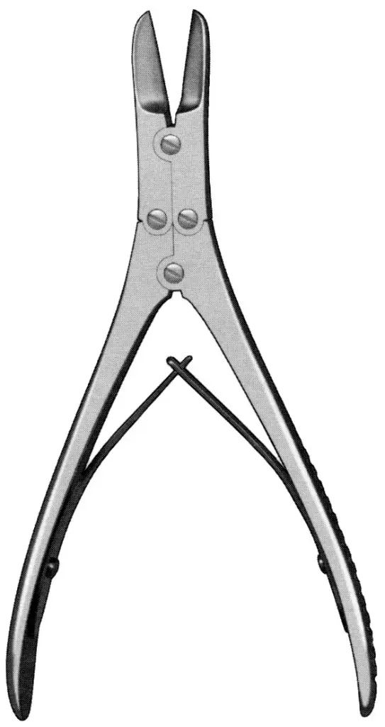 Ruskin-Roland Forceps 6 3/4″ Straight, Double Action