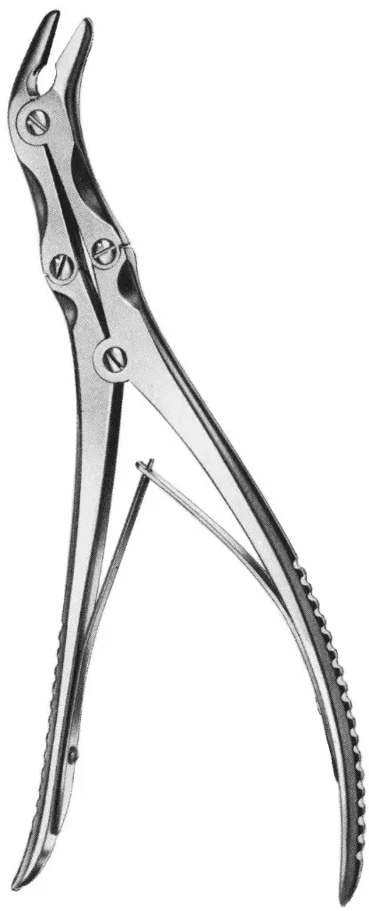 Leksell Rongeur 9 1/2″ Full Curved, 6mm Double Action