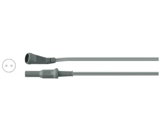Silicone Bipolar Cable Reusable – USA 2-Pin Plug / Martin Connector